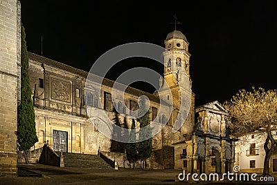 Renaissance Cathedral of the Nativity of Our Lady in Baeza, Jaen, Spain. Stock Photo