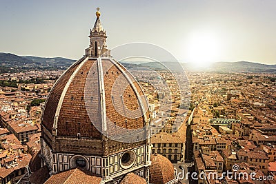 Renaissance cathedral Santa Maria del Fiore in Florence Stock Photo