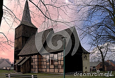 Renaissance Church at Klepsk Stock Photo