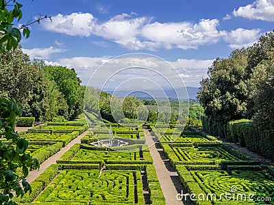 Renaissance garden Stock Photo