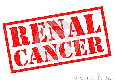 RENAL CANCER Rubber Stamp Stock Photo