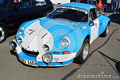 Renault Alpine A110 Berlinette classic sports car Editorial Stock Photo