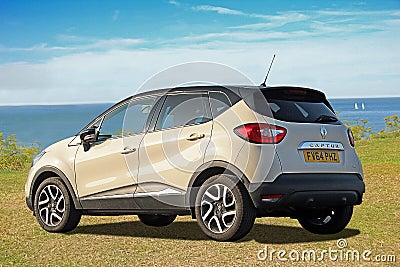 Renault captur by coast Editorial Stock Photo