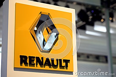 RENAULT Logo Editorial Stock Photo