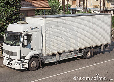 Renault Premium truck Editorial Stock Photo