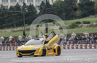 Renault Road Show Editorial Stock Photo