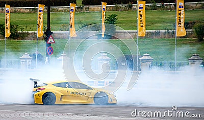 Renault Road Show in front of Parliament House Editorial Stock Photo