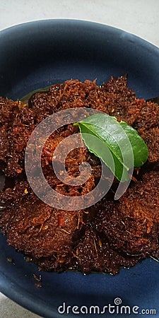 Rendang Beef Stock Photo