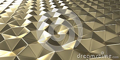 3D Geometric Abstract Hexagonal Wallpaper Background Stock Photo