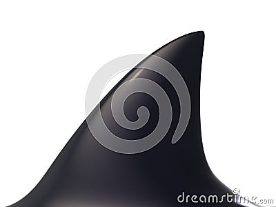 3d Shark Fin Stock Photo