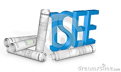 rendering of equivalent economic situation indicator form Stock Photo