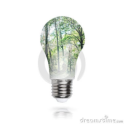 Renewable energy, sustainability, ecology concept. Stock Photo