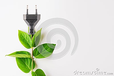 Renewable energy, sustainability, ecology concept. Stock Photo