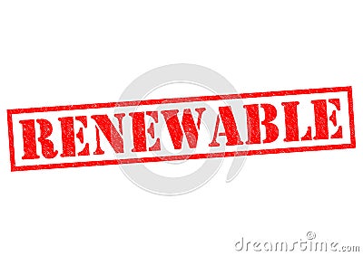 RENEWABLE Stock Photo