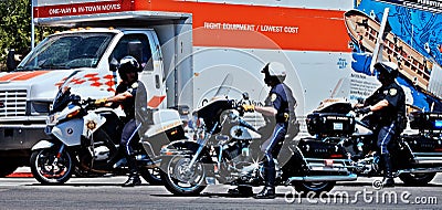 Reno Police Dept Editorial Stock Photo