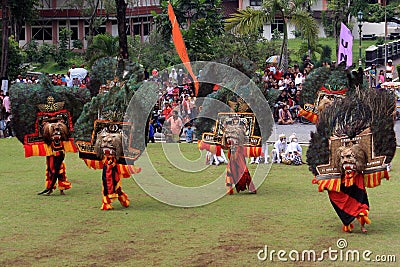 Reog Ponorogo Editorial Stock Photo