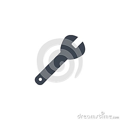 Repair key icon. Work symbol Vector Illustration