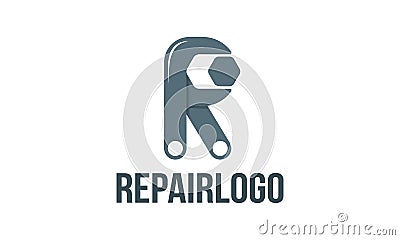 Repair Logo Stock Photo