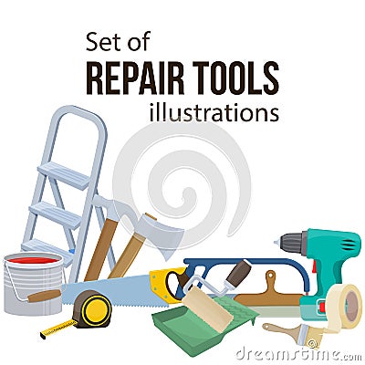 Repair tool illustration Vector Illustration