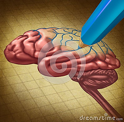 Repairing The brain Stock Photo