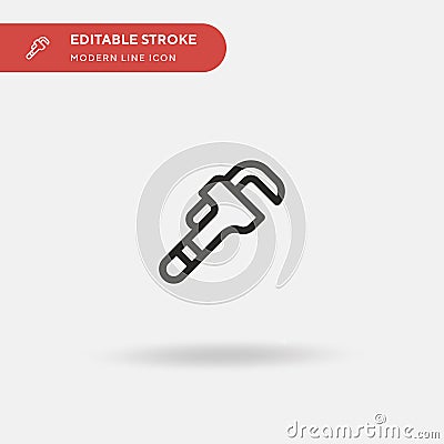 Reparation Simple vector icon. Illustration symbol design template for web mobile UI element. Perfect color modern pictogram on Stock Photo