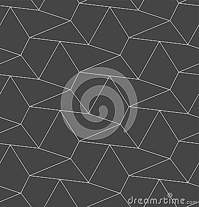 Repeat Abstract Graphic Triangle Print Pattern. Repetitive East Vector, Triangular Decor Texture. Seamless Ornate Poly, Deco Vector Illustration