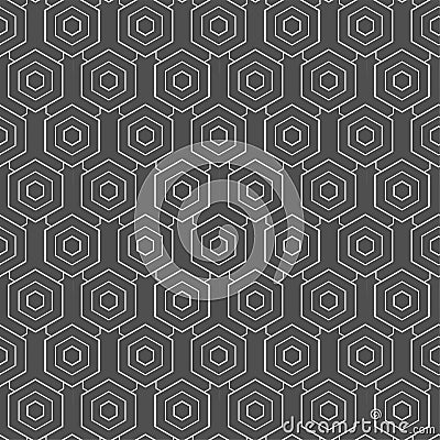Repeat Decorative Vector Continuous, Wallpaper Texture. Continuous Ornament Graphic Poly Texture Pattern. Seamless Linear Vector Illustration