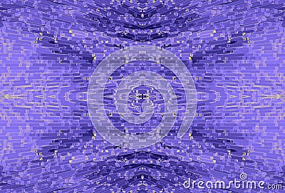 REPEAT GEOMETRIC PATTERN IN PURPLE HUES Stock Photo