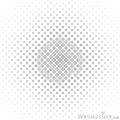 Repeat monochromatic vector star pattern Vector Illustration