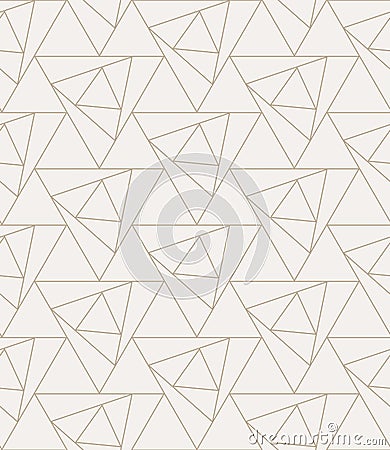 Repeat Ramadan Graphic Geo, Decoration Pattern. Continuous Simple Vector Luxury Grid Texture. Seamless Retro Triangle, Array Vector Illustration