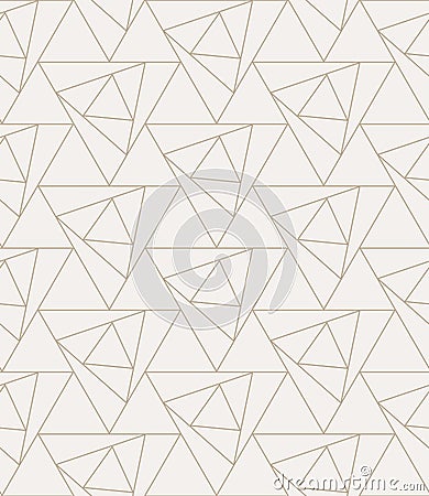 Repeat Ramadan Graphic Geo, Decoration Pattern. Continuous Simple Vector Luxury Grid Texture. Seamless Retro Triangle, Array Vector Illustration