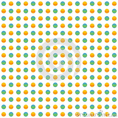 Repeatable circles, dots pattern. Colorful / multicolor texture Vector Illustration