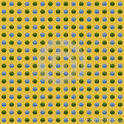 Repeatable circles, dots pattern. Colorful / multicolor texture Vector Illustration