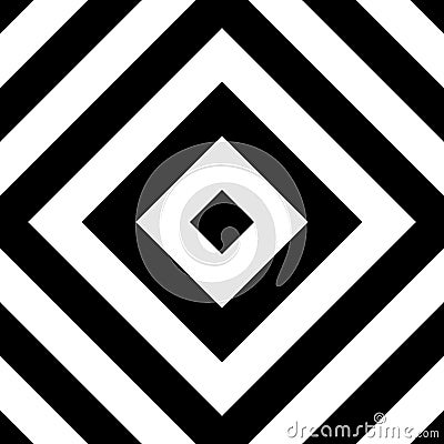 Repeatable geometric pattern. Abstract monochrome angular background. Vector Illustration