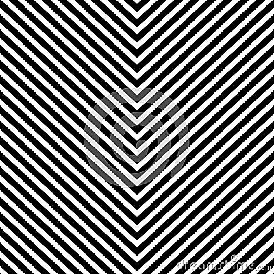 Repeatable geometric pattern with slanting, oblique lines Vector Illustration