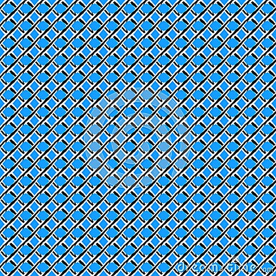 Repeatable grid, mesh pattern. Geometric reticular, cellular sty Cartoon Illustration