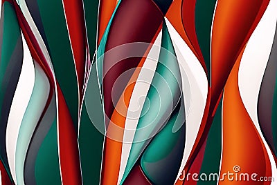 repeating art design pattern for wallpapers and background seamless shapes geometry repeat Generative AI Stock Photo