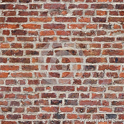 Repeating Brick Wall Stock Photo