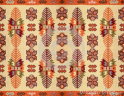 A repeating pattern on the fabric, rapport Stock Photo