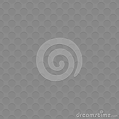 Repeating perforation circle pattern texture background - spatial geometrical vector graphic with shadow effect Vector Illustration