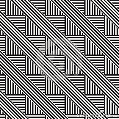 Repeating Slanted Stripes Modern Texture. Simple Regular Background. Geometric Seamless Pattern. Vector Illustration