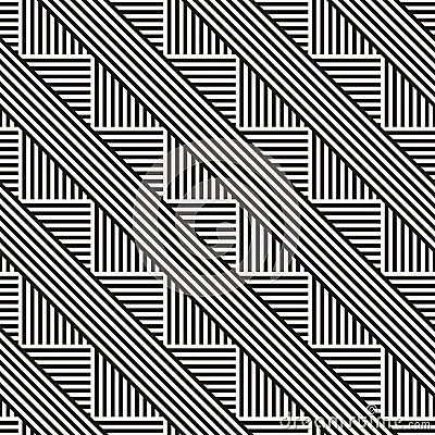 Repeating Slanted Stripes Modern Texture. Simple Regular Background. Geometric Seamless Pattern. Vector Illustration