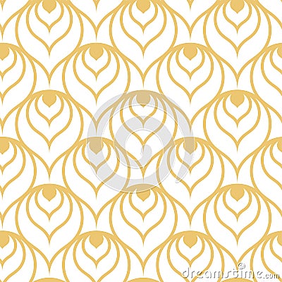 Repetitive Retro Graphic Arc Wallpaper Pattern. Continuous Abstract Vector Gatsby Repeat Texture. Seamless Modern Twenties Tile Stock Photo