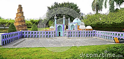 Replica of the hakim mosque, isfahan, iran at shenzhe window of the world, china Editorial Stock Photo