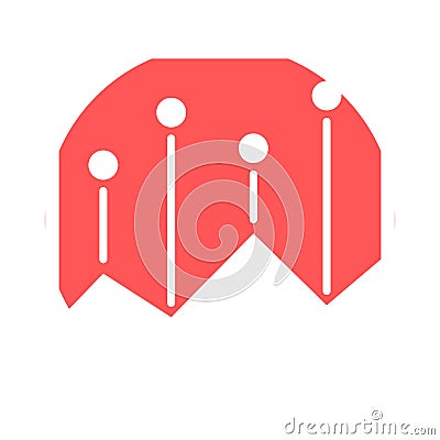 Report glyph background vector icon which can easily modify or edit Vector Illustration