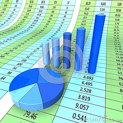 Report Graph Shows Infograph Financial And Data Stock Photo