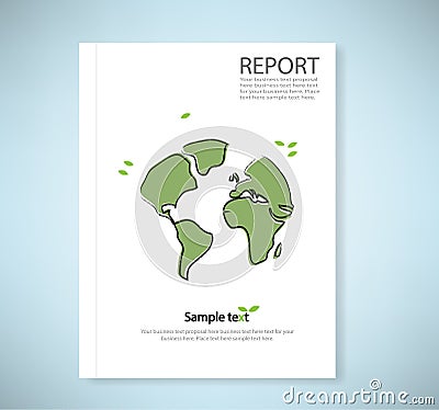 Report world grunge paper texture, Stock Photo