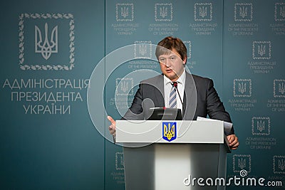 Representative of President of Ukraine in the Cabinet of Ministe Editorial Stock Photo