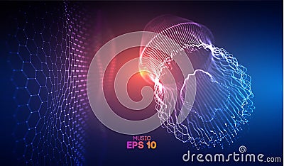 Reproducing network research. Network systems experiments. Jellyfish data centers random networking. EPS 10. Vector Illustration