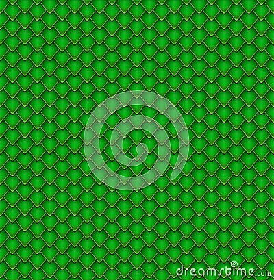 Reptile Scales Seamless Pattern Vector Illustration
